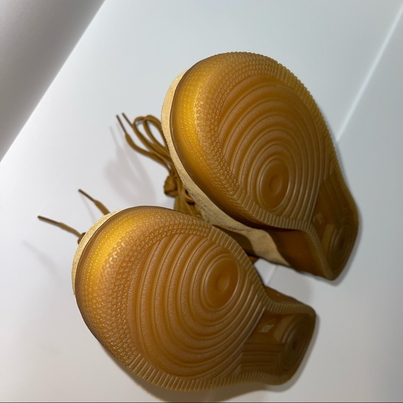 Nike Air Force 1 High LV8 GS Youth AF1 Wheat 🌾 Gum Light Brown #K0262700 *NO📦 - Picture 16 of 16